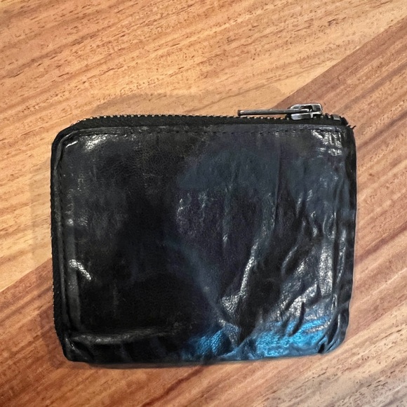 VINTAGE ALL SAINTS men’s LEATHER wallet - Picture 3 of 7